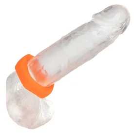 Alpha Liquid Silicone Prolong Sexagon Ring -  Orange