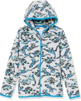 Amazon Essentials Boys and Toddlers' Polar Fleece Full-Zip Hooded Jacket