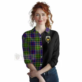 Arnott Tartan Women's Casual Shirt with Family Crest and Half Of Me Style