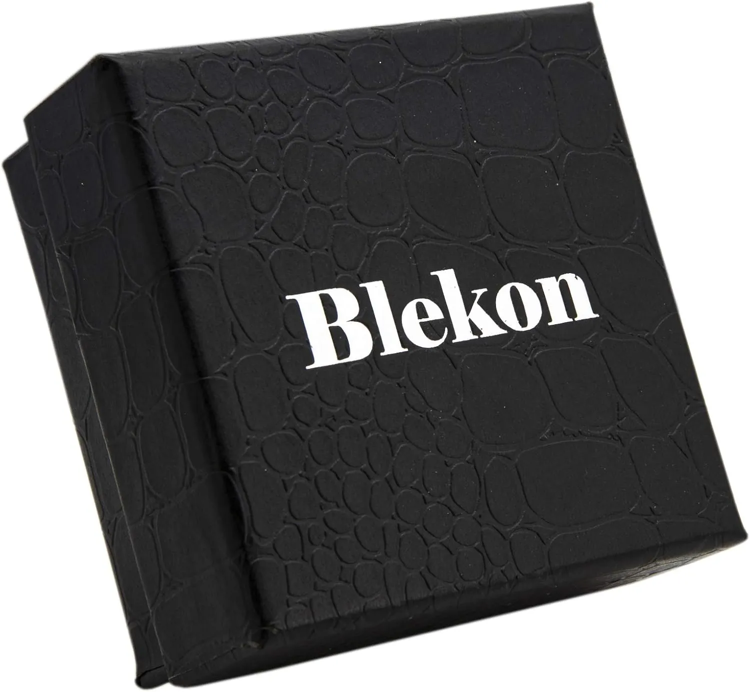 Blekon Stone Studded Watch for Women, 22mm Case Japanese Quartz Movement and Large Cuff Bangle, Best Fits Wrists Measuring 7-8 inches