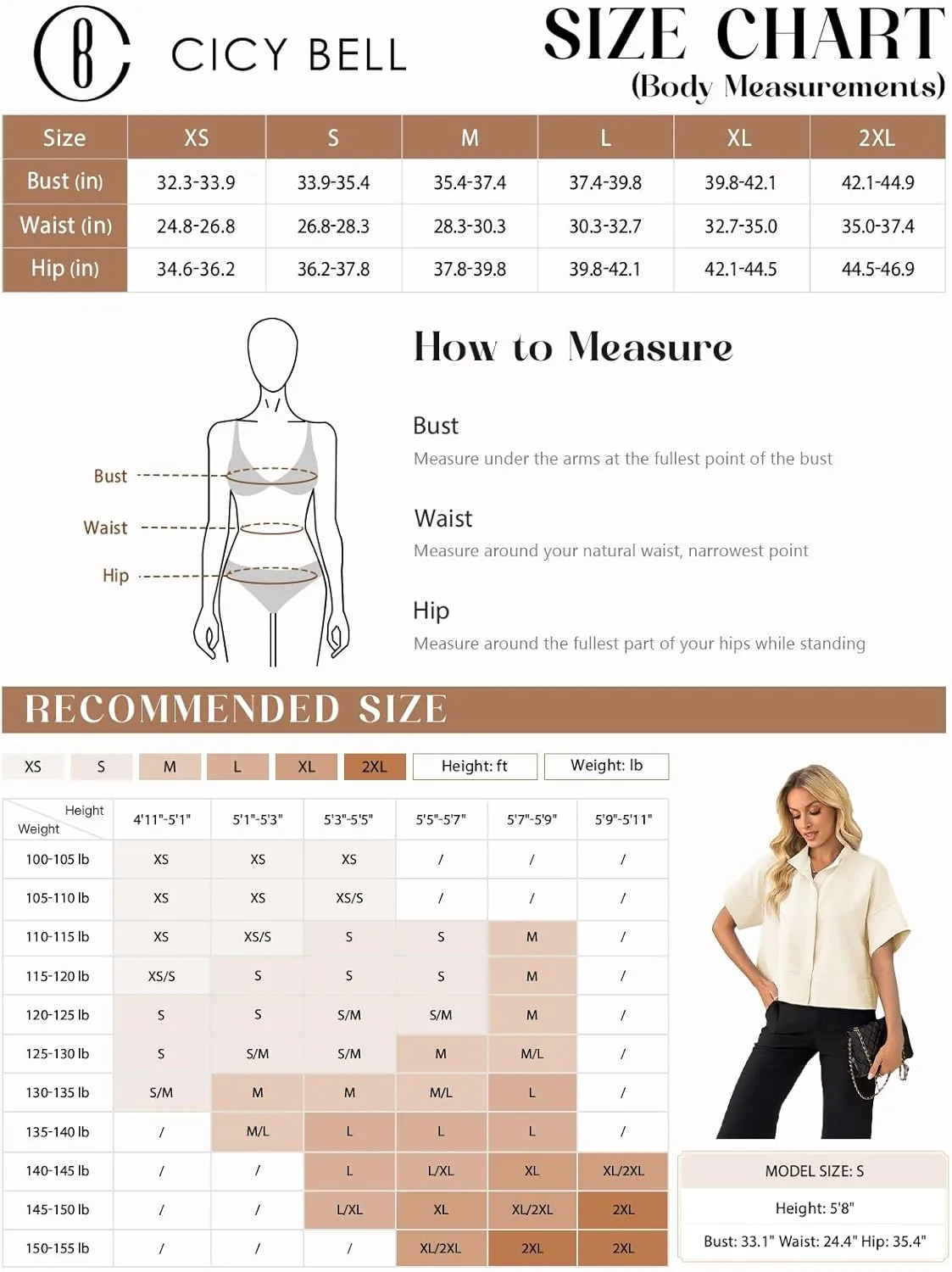 Cicy Bell Womens Cropped Short Sleeve Button Down Shirts Pleated Summer Dressy Casual Blouse Stand Collar Loose Fit Tops