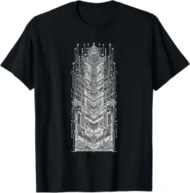 Intricate Geometric Pattern with Abstract Lines T-Shirt
