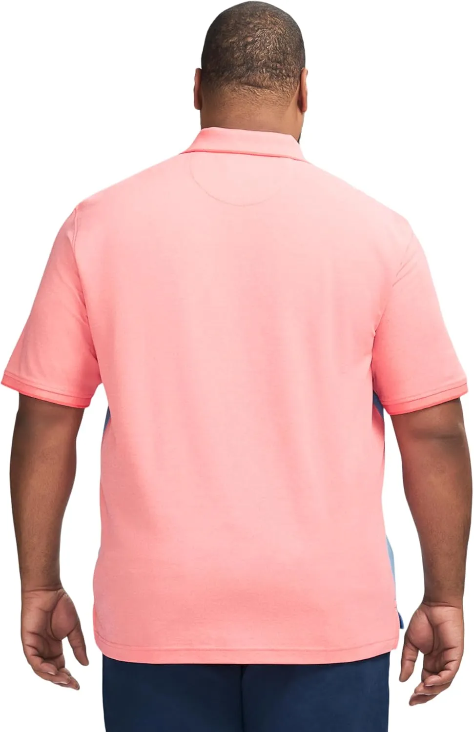 IZOD Men's Big and Tall Advantage Performance Short Sleeve Stripe Polo Shirt