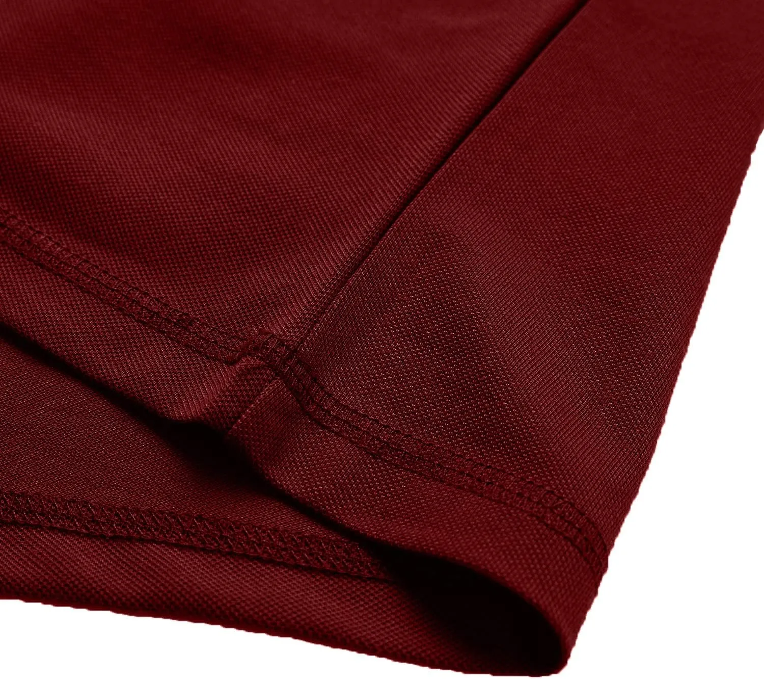 Men's Short Sleeve Polo Shirt Moisture Wicking Performance Dry Fit Golf Polo with Pocket
