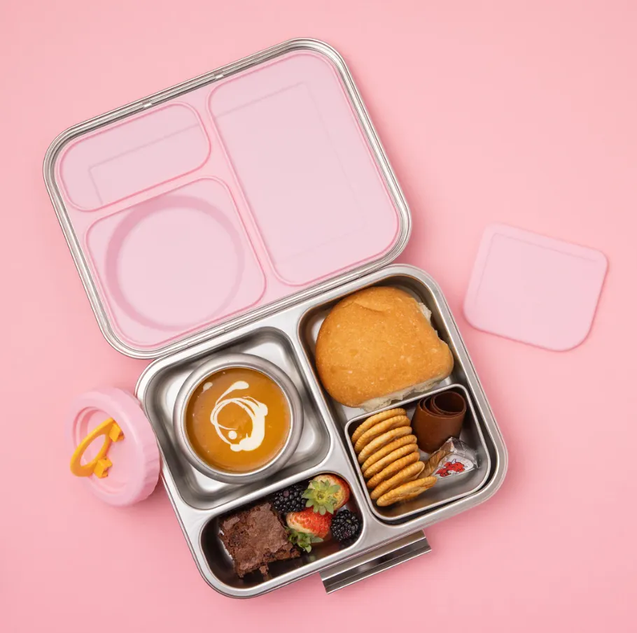 Nudie Rudie Stainless Steel Hot N Cold Hero Box - Pink