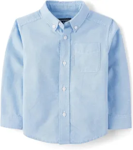 The Children's Place Baby Boys Long Sleeve Oxford Button Down Shirt