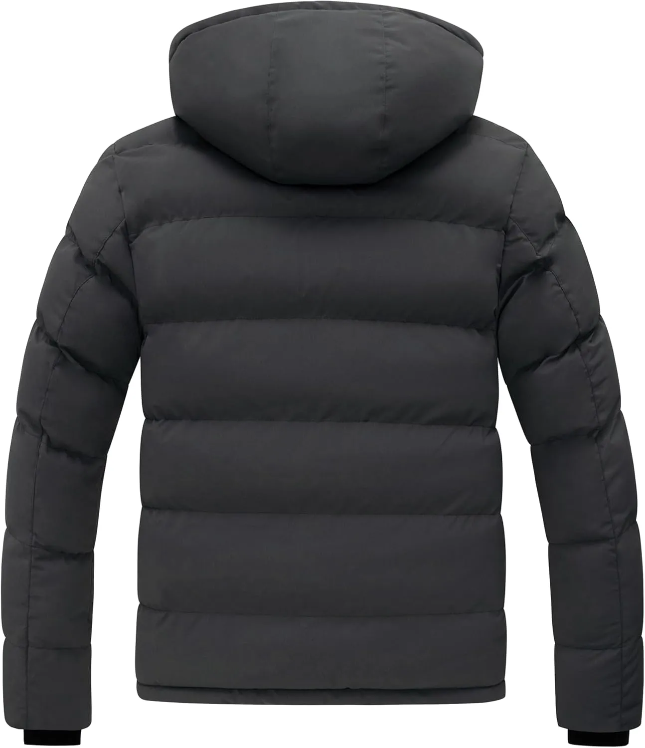 ZSHOW Men's Puffer Jacket Warm Hooded Winter Coat with Detachable Hood